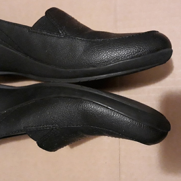 Life Stride Simply Comfort Loafers Size 6.5 Flats Black Genuine Leather NWOT - Picture 9 of 15
